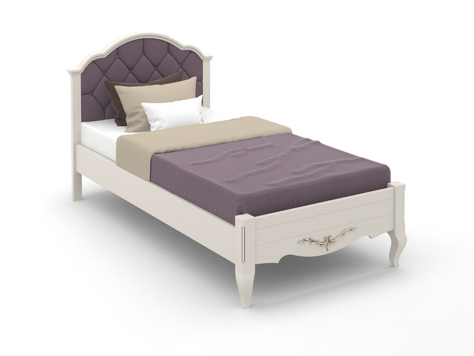 Кровать Флоренция с каретной стяжкой (120х200)