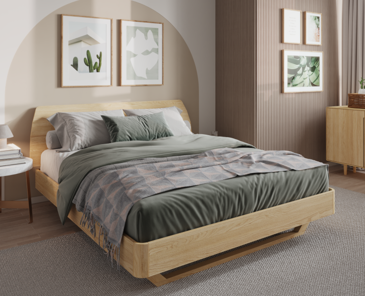 Кровать  Аманди (Amandi)  140*200 с чехлом без полок изголовье 1500