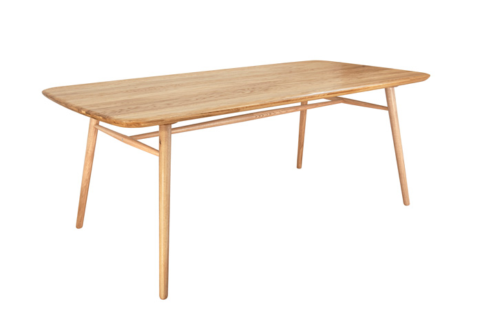 Стол Тайфун 140х91х76 массив дуба