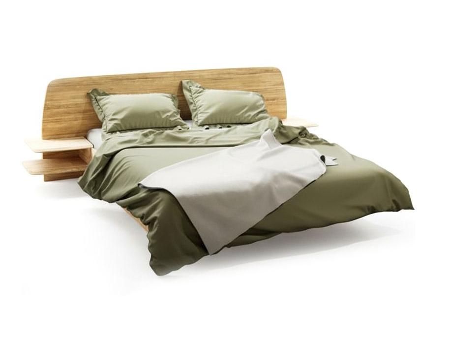 Кровать  Аманди (Amandi)  180*200 без чехла с полками изголовье 2500
