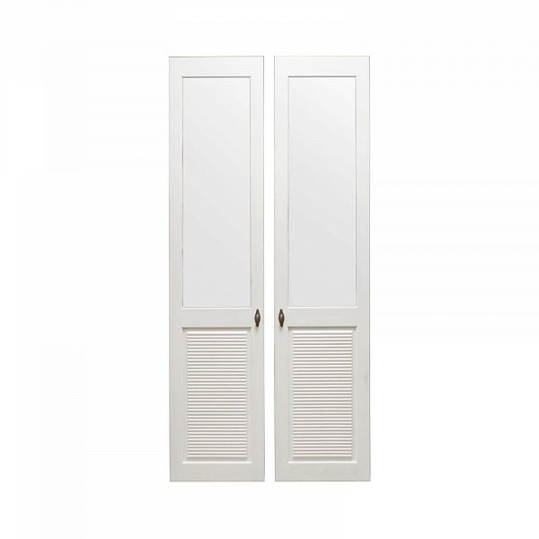 Комплект дверей к стеллажу Рауна-20 Белый воск