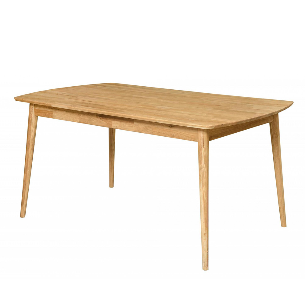 Стол обеденный "Сканди", дуб массив 160х90