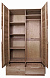 Шкаф 2-х дверный Riva цвет Бланш массив дуба шашельный масло бланш