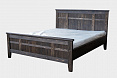 Кровать "Калифорния-2" (140х200) 140х200 прованс (серый) Массив сосны