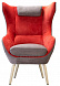 Кресло Сканди-2 Бриг Ткань/Массив бука  80х112,5х86,5 как на фото