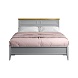 Кровать Бон Вояж 180*200 Серый № 7042 / Антик № 24 Массив сосны Серый № 7042 / Антик № 24 180х200