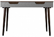 Стол туалетный Сканди с зеркалом Грей МДФ/ПВХ/ЛДСП/Массив бука  110х75/132х50 как на фото