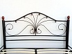 Кровать металлическая  “Фортуна 2” 160x200 Металл  Чёрный ножки-02/чёрные