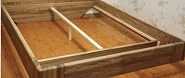 Кровать 140х200 Пиастр  Дикий дуб castle brown 149*85,5*209