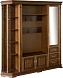 Шкаф комбинированный "Верди Классик" П3.0487.3.32 Дуб венге