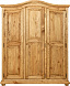 Шкаф 3-х дверный Лотос Б-1092 сосна/шпон сосна лак