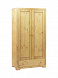 Шкаф 2-х дверный Калипсо Массив сосны старение