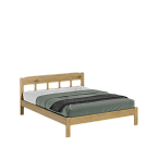Кровать Эра без точёнок 140х200 из массива сосны