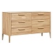 Комод  Атланта 2 (Порто 2) Массив дуба без отделки