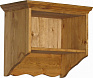 Настенный шкаф ПЛ 17 (600x450x320) массив сосны сосна с эффектом исскуственного старение