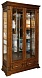 Шкаф-витрина 2д "Верди Классик" П1.0487.0.21 Дуб венге