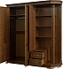Шкаф комбинированный "Верди Классик" П3.0487.3.31 Дуб венге