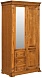 Шкаф комбинированный "Верди Классик" П3.0487.3.12 Дуб венге