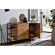 Комод Манхэттен 2L  Массив дуба/Металл масло бейц 150х85х40