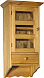 Настенный шкаф ПЛ 14 (400x930x316) левый массив сосны сосна с эффектом исскуственного старение