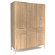 Шкаф Этерно (Eterno) 3 Массив дуба масло бейц
