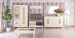 Набор мебели для гостиной Гармония 2Крем патинаМДФ/ЛДСП