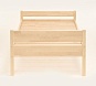 Кровать детская Нордик (Nordic) модель М 80*160 Массив березы Без покрытия