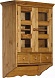 Настенный шкаф ПЛ 12 (600x930x316) массив сосны сосна с эффектом исскуственного старение