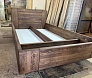 Кровать  160х200 Пиастр для П/М с нишей Дикий дуб castle brown 169*85,5*209