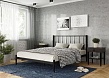 Кровать металлическая  "Бриз" 180x200 Металл  Чёрный