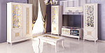 Набор мебели для гостиной Гармония 3Крем патинаМДФ/ЛДСП