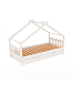 Кровать-домик с 2-умя выдвижными ящиками Ф-141.11 80х160 Массив сосны Белая эмаль 80х160