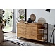 Комод Манхэттен 2R  Массив дуба/Металл масло бейц 150х85х40