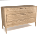 Комод Этерно (Eterno) 3 Массив дуба масло бейц