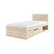 Кровать 90 OSKAR Дуб санремо ЛДСП
