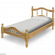 Кровать Богема  90х200  массив сосны темная палитра