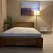 Кровать  90х200 Талер для П/М с нишей Дикий дуб castle brown 99*85,5*209
