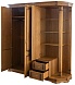 Шкаф комбинированный "Верди Классик" П3.0487.3.31 Дуб венге