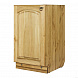 Шкаф-стол (600 мм) «Викинг GL»  с 1 дверью №26 сосна с эффектом искусственного старения Массив сосны