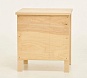 Тумба прикроватная Нордик (Nordic) модель К  Массив березы Без покрытия