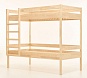 Кровать Нордик (Nordic) модель У3 двухьярусная 80*160 Массив березы Без покрытия