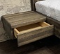 Тумба подвесная Пиастр  Дикий дуб castle brown 40*17/21/27*40