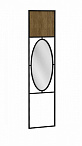 Панель для прихожей с зеркалом Loft Дуб табак