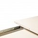 Стол обеденный (120/160х80) Сканди Жемчужно-белый Фанера/Массив бука  120/160х75х80 как на фото