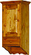 Настенный шкаф ПЛ 27 (400x930x316) левый  массив сосны сосна с эффектом исскуственного старение
