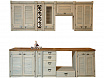 Шкаф-стол угловой с дверкой "Хлоя КХ 13" массив сосны светлый дуб