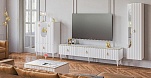 Тумба Лоренсо МН-043-06 (МН-043-07) Белый ЛДСП/МДФ/Массив Белый