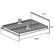 Кровать 120 OSKAR Дуб санремо ЛДСП