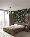 Кровать  90х200 Талер для П/М с нишей Дикий дуб castle brown 99*85,5*209
