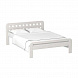 Кровать полутороспальная Коста Бланка 140×200 (В-КР-232) В-КР-232 белый воск 140х200